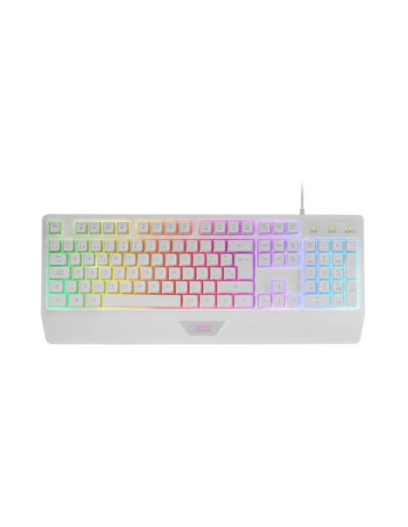 Pack gaming Mars Gaming MCP124 Blanco Teclado + Ratón + Alfombrilla