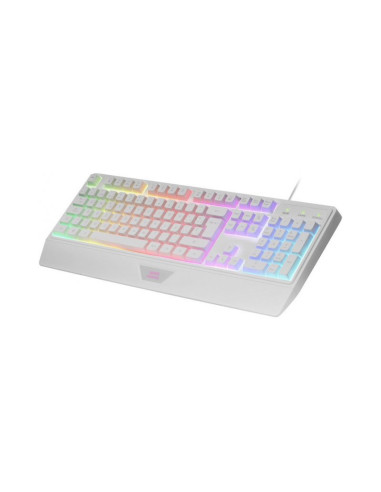 Pack gaming Mars Gaming MCP124 Blanco Teclado + Ratón + Alfombrilla