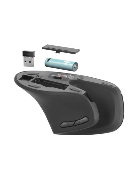 Ratón Mars Gaming MMW-ERGOPRO inalámbrico vertical 3200 DPI
