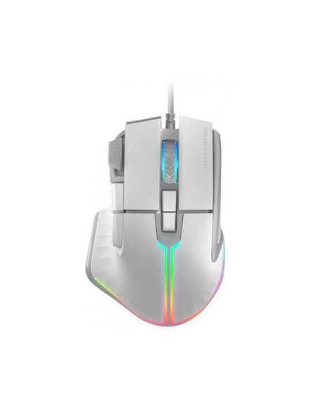 Ratón Gaming Mars Gaming MM-XT RGB Blanco USB 12800 DPI