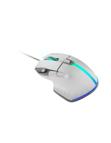 Ratón Gaming Mars Gaming MM-XT RGB Blanco USB 12800 DPI