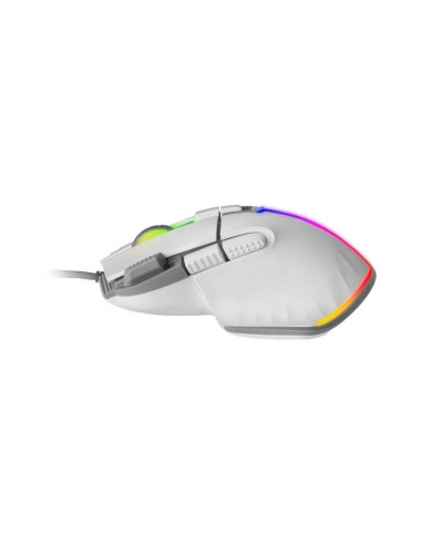Ratón Gaming Mars Gaming MM-XT RGB Blanco USB 12800 DPI