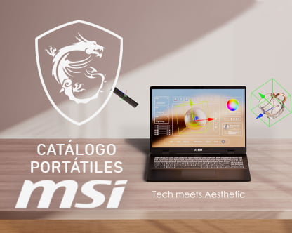 Catálogo de portátiles MSI