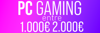 Encuentra tu PC Gaming Red de mil a dos mil euros